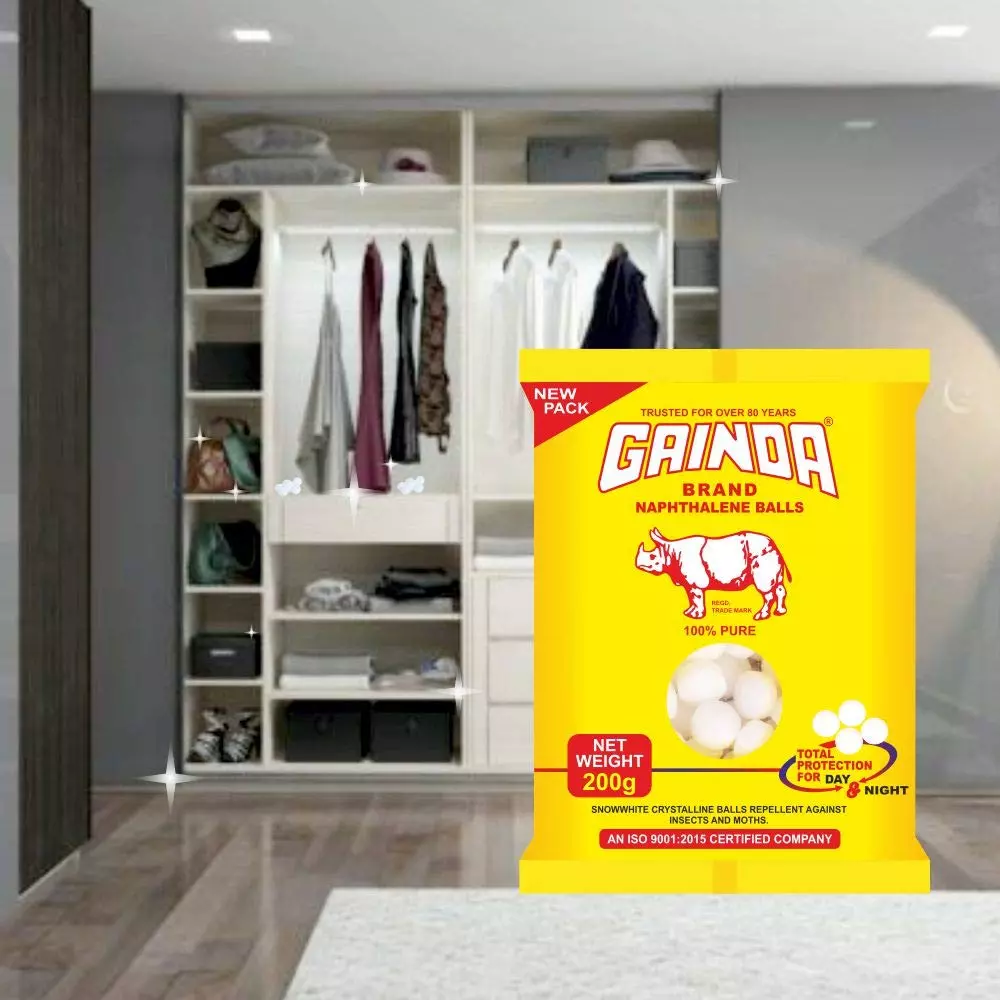 Gainda Naphthalene Balls 200 G (Pack of 5)