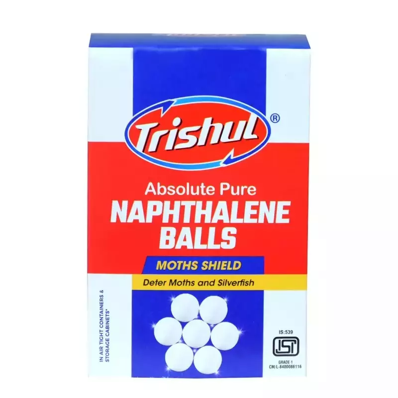 GENERIC 200 g Naphthalene Balls White for Multipurpose Use (Pack of 5 Pcs)