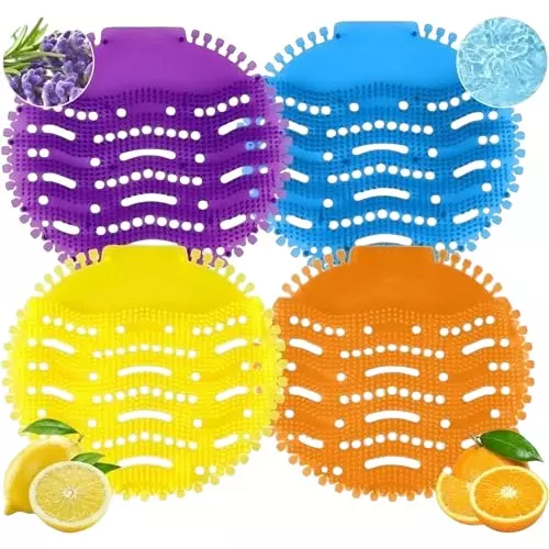 Urinal Screen Mats With Fragrance Assorted (Pack of 60)