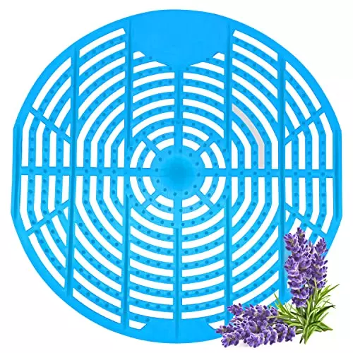 Zureni Urinal Pot Mat Anti-Splash Deodorizer Spatter Levender Fragrance For Bathroom and Restroom (Pack of30)