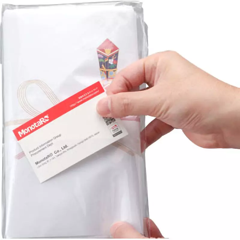 monotaro-new-year39s-towel-with-business-card-pocket-white-about-340x800-mm-19728339-pack-of-10-pcs