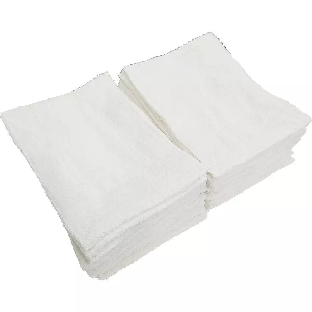 MonotaRO Cloth 100% Cotton Approx. 32G White, 28831585 (Pack of 50)