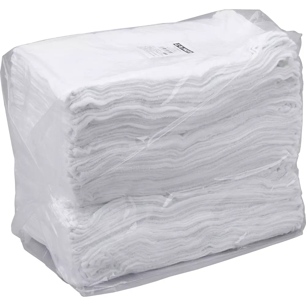 MonotaRO Towels for Commercial Use, Thin White About 300x750 mm, 45398345 (Pack of 50 Pcs)
