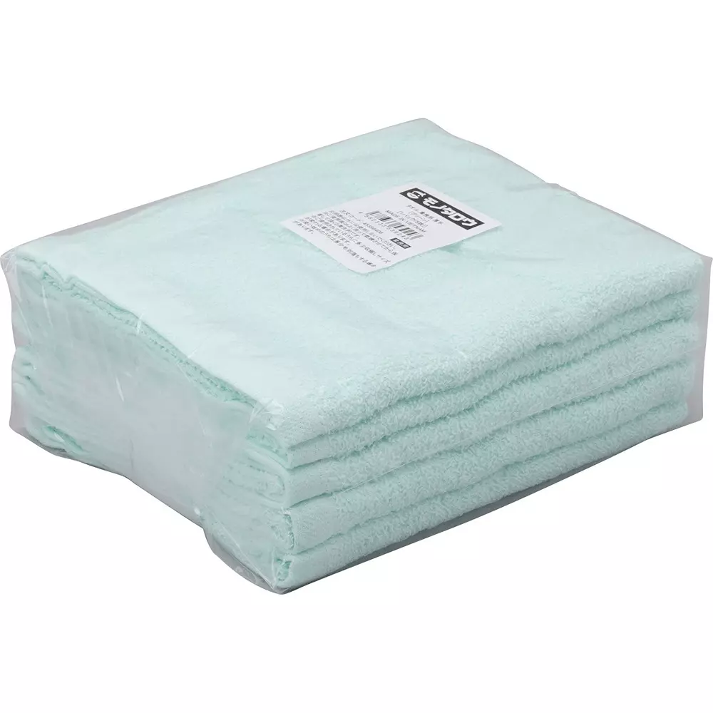 MonotaRO Towels, Commercial, Thick Green About 340x850 mm, 45398406 (Pack of 5 Pcs)