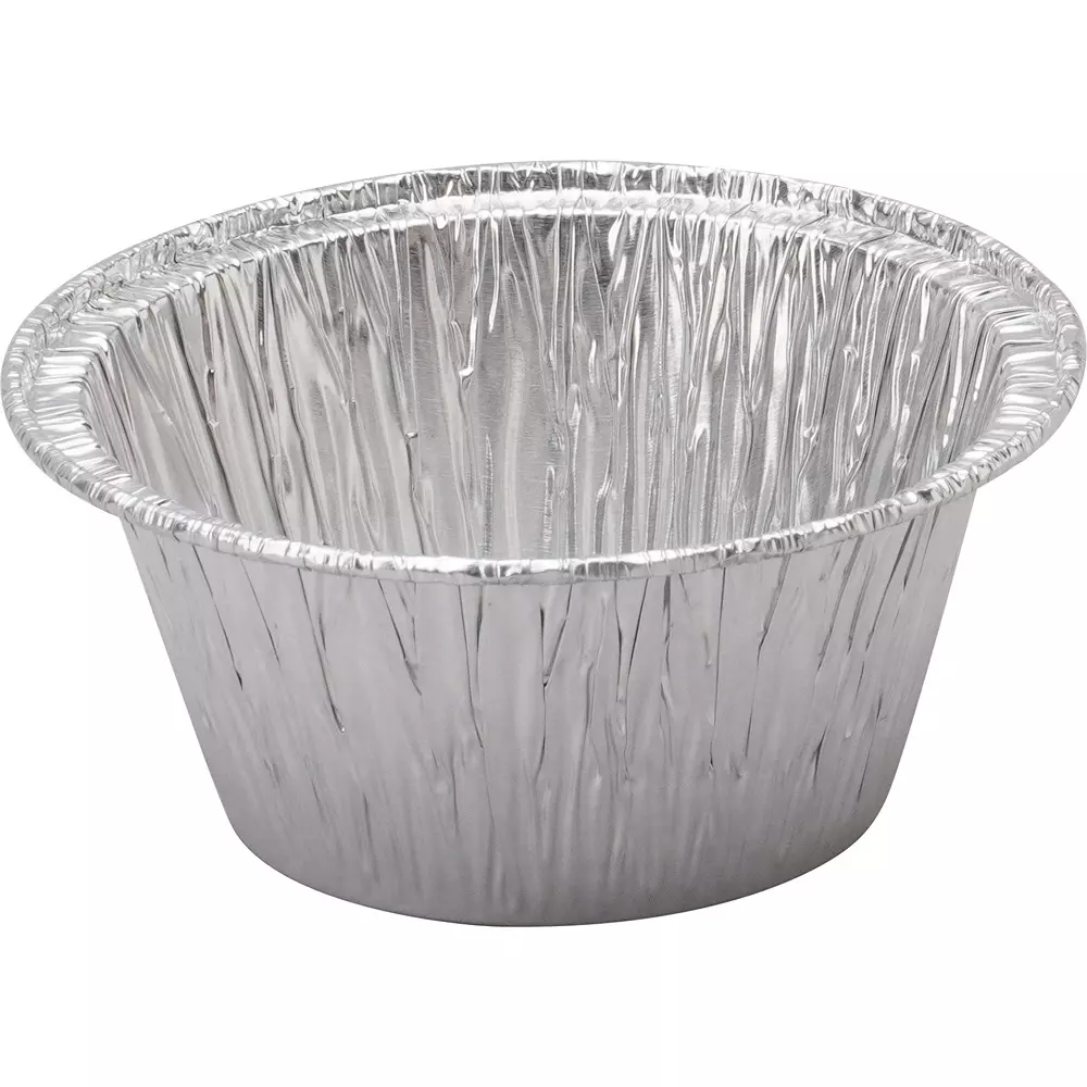 MonotaRO Aluminum Cup Baking Mold 78 mm Inner Diameter, 39476090 (Pack of 100 Pcs)