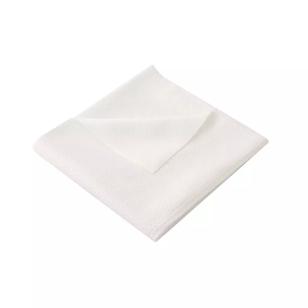 EcoYP Lint Free Wiping Cloth 12x12 Inch 140 GSM 100 % Polyester Cloth White (Pack of 100)