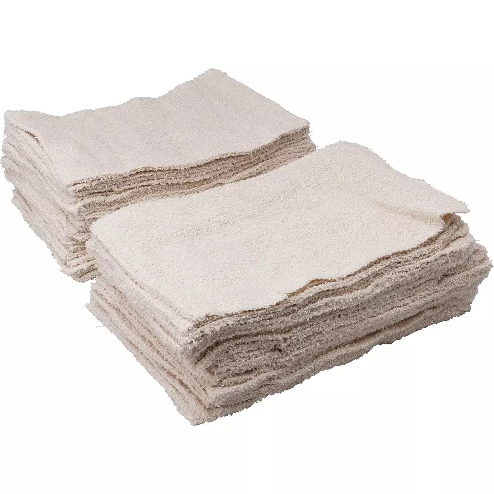 MonotaRO Cloth, Unbleached Type, 100% Cotton, Approx. 30G Generation, 28831628 (Pack of 50)