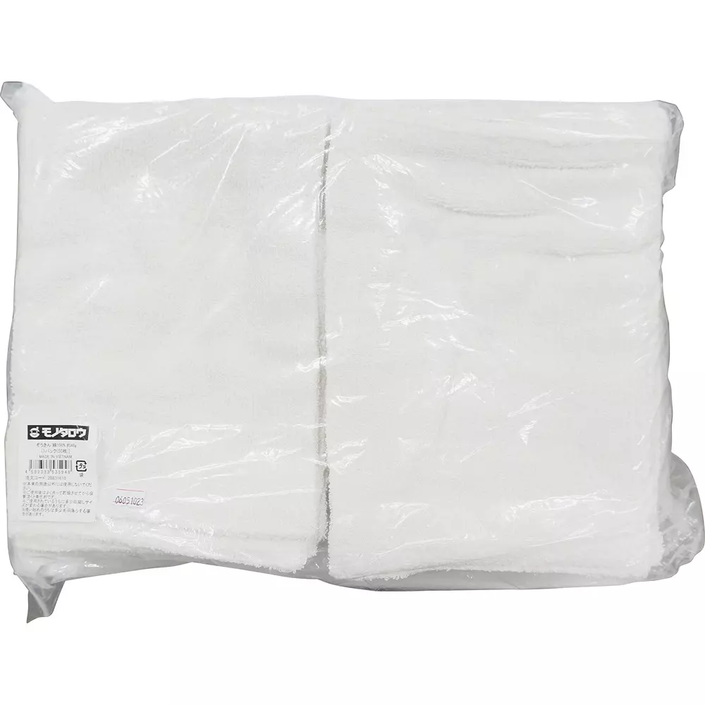 monotaro-thick-cloth-100-cotton-approximately-48g-white-about-200x300-mm-28831610-pack-of-50-pcs