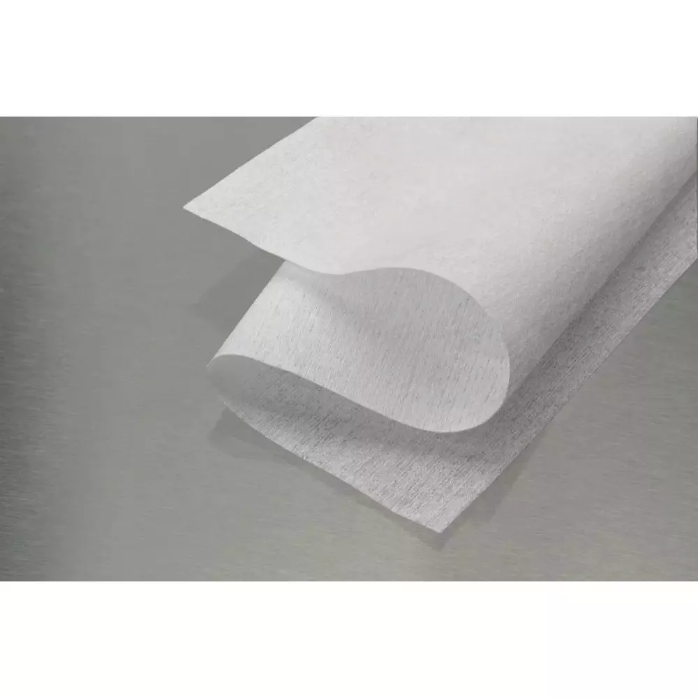 EcoYP Poly Cellulose Non-Woven Wipes 9x9 Inch 68 GSM 45% Polyester And 55% Cellulose Cloth White (Pack of 100)