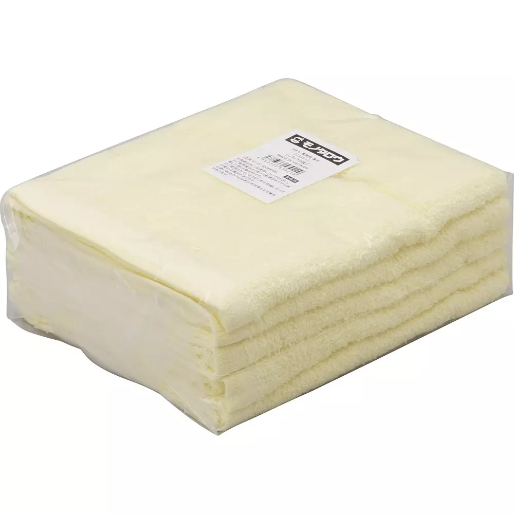 MonotaRO Towels, Commercial, Thick Yellow About 340x850 mm, 45398388 (Pack of 5 Pcs)