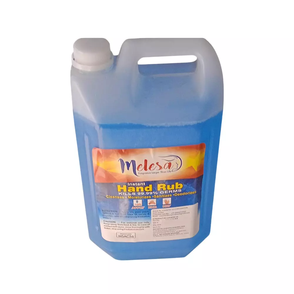 Melesa Instant Hand Rub 5 L Hand Sanitizer Blue, MHR