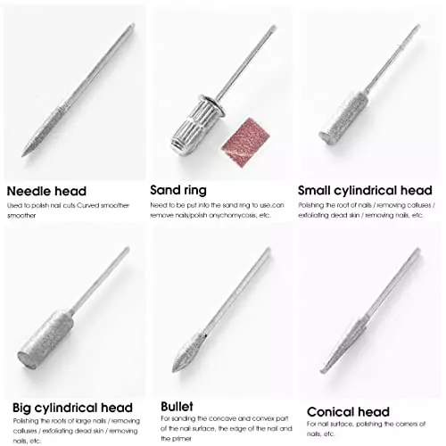 YADAV Electric Nail File Art Drill Kit 3000–20000 RPM for Carving, Engraving, Grinding & Polishing