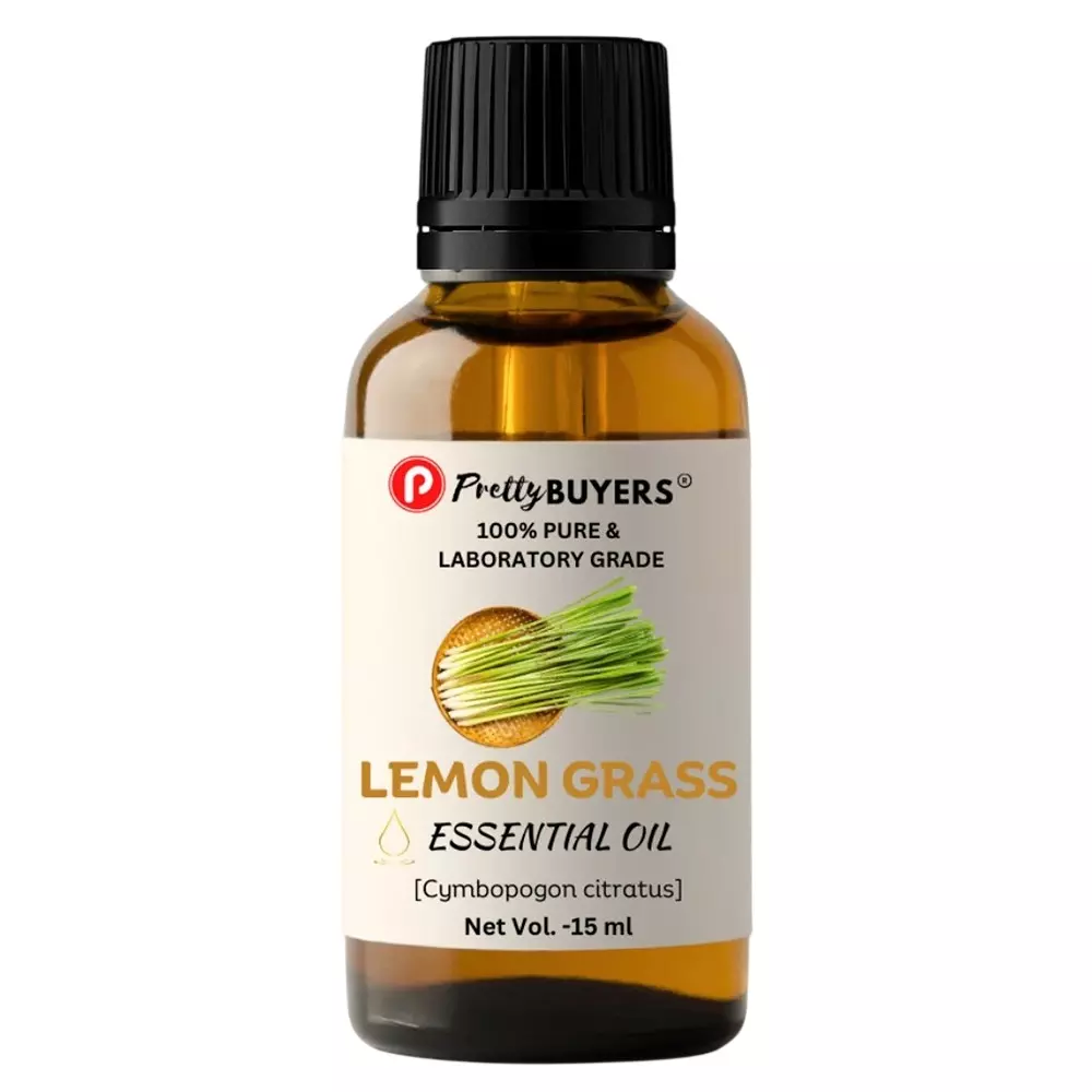PrettyBUYERS Lemon Grass Essential Oil 100% Pure and Natural 15 ml
