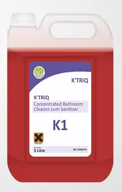 Buy K'TRiQ K-1 Bathroom Cleaner Cum Sanitizer Concentrate (5 Litre) from Industrybuying.com