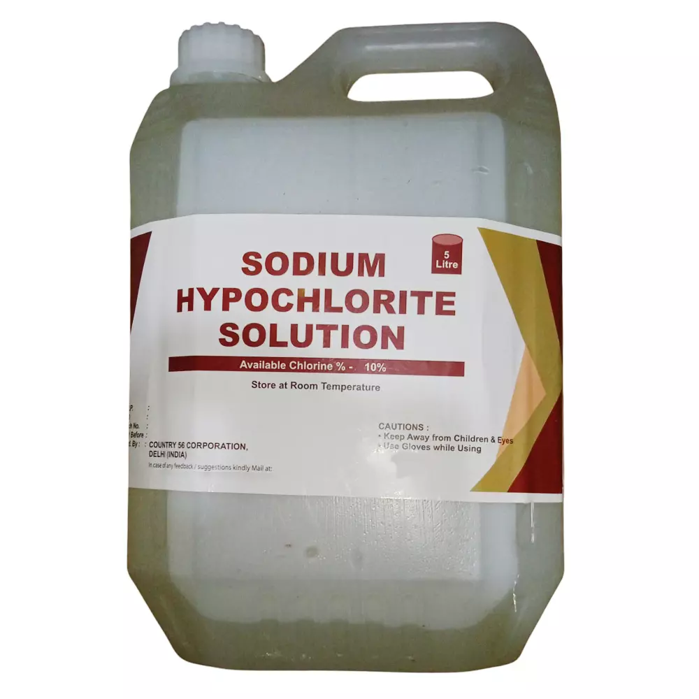 Generic 5 L Sodium Hypochlorite Solution 10% Chlorine, SHS