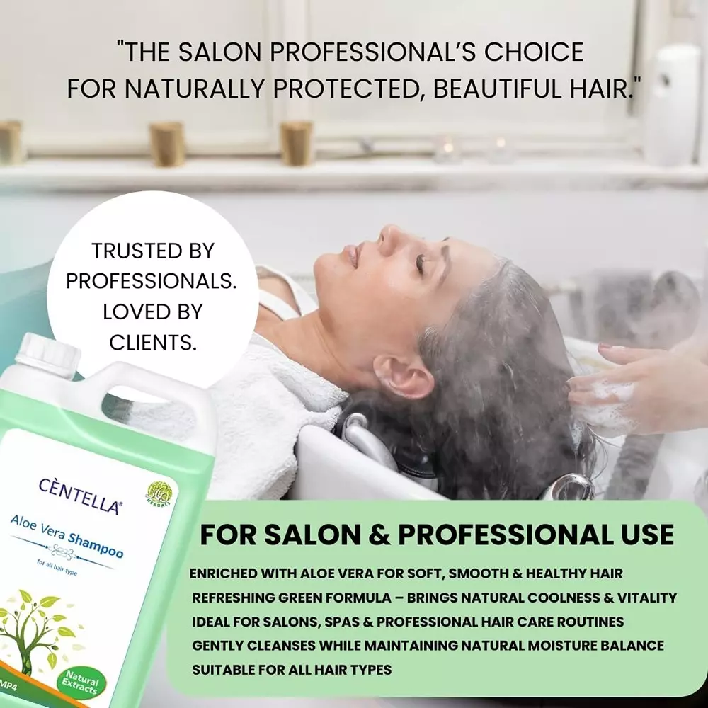 centella-shampoo-5-l-can-gel-aloe-vera-fragrance-light-green-for-cleansing-oil-control-strengthening-volumizing-hydration
