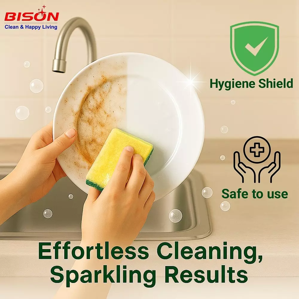 Bison My Dish Wash Gel Liquid Orange 5 L Can for Dining Utensils Or Dinnerware