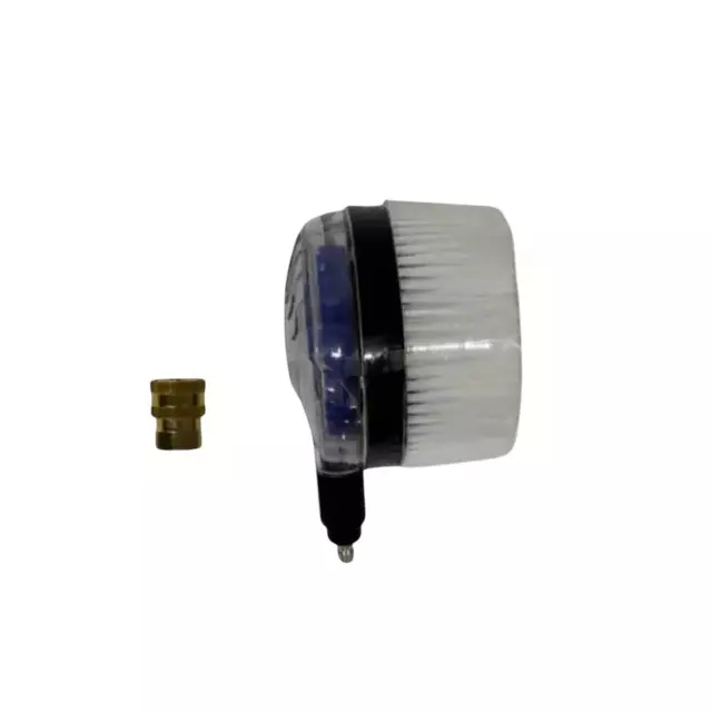 XLNT Round Brush Plastic Body and Grey Color for High Pressure Washer