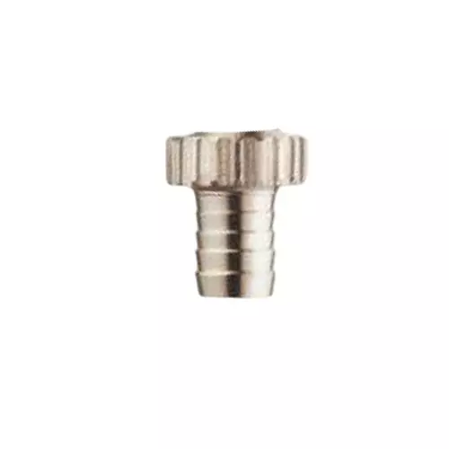 PLATO Nozzle Bib Cock Silver Round, NBC-101