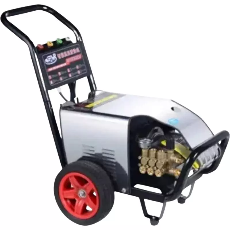 Spear 3000 W High Pressure Washer Trolley Type with Spray Gun & Other Accessories, 12 LPM Flow Rate and 225 Bar Maximum Pressure, TI-S2-11698