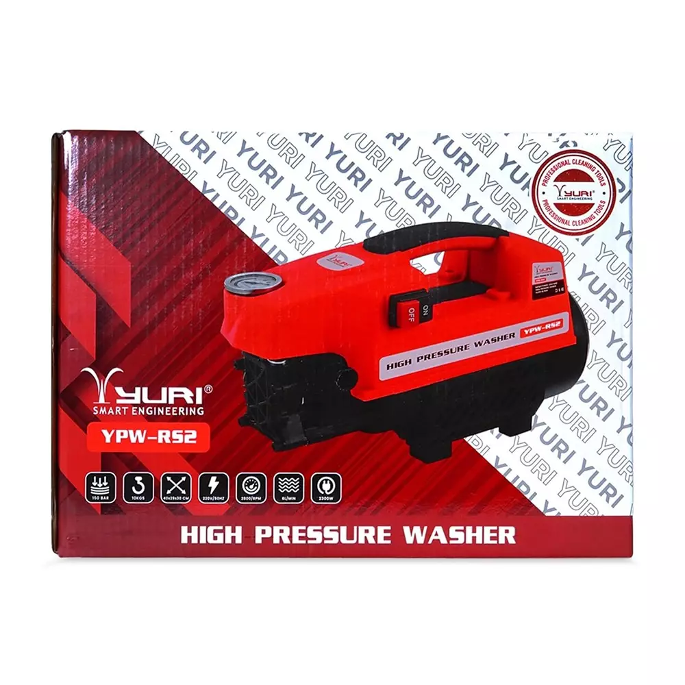 Yuri Car Washer (RS2) 2300 W 150 Bar 2800 RPM, YR-PW-1170