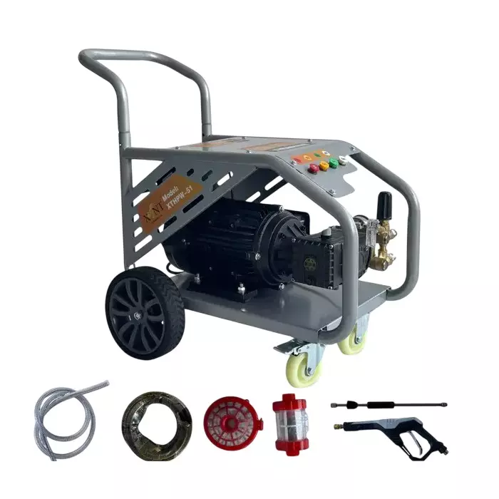 XLNT 5.5 kW High Pressure Washer 20 LPM Flow Rate and 18-20 MPa Pressure, XTHPW 51