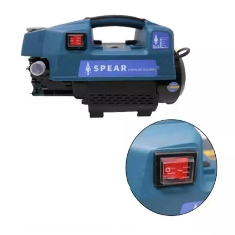 spear-3000-w-high-pressure-washer-with-spray-gun-accessories-75-lpm-flow-rate-and-160-bar-maximum-pressure