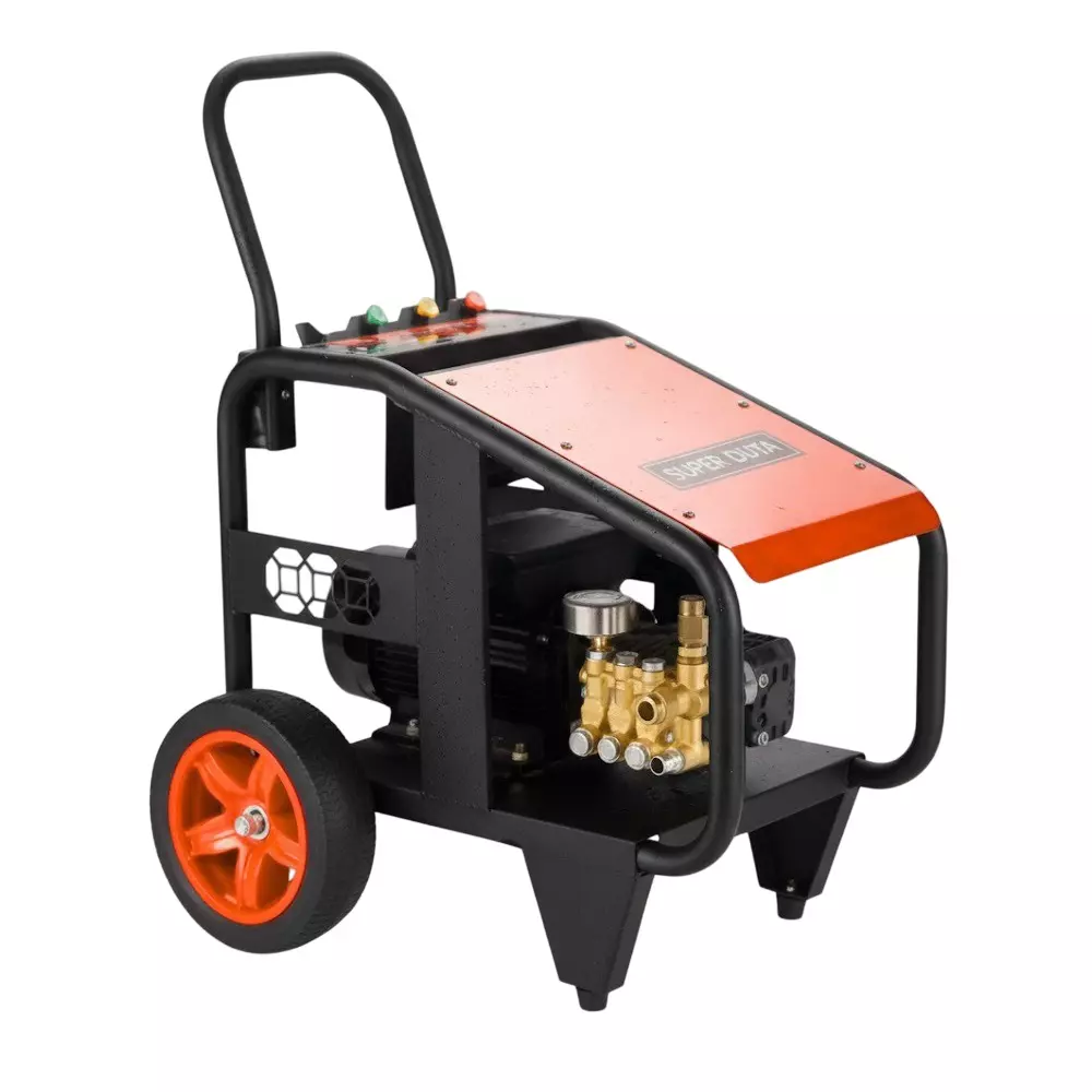 AGE TECH Commercial Pressure Washer 2.5 HP Power, 9 m Outlet Pipe and 2 m Cable Length, DI Force