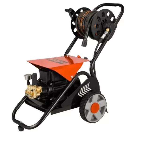 AGE TECH Commercial Pressure Washer 2 HP Power and 8 m Pipe Length, Mono Force
