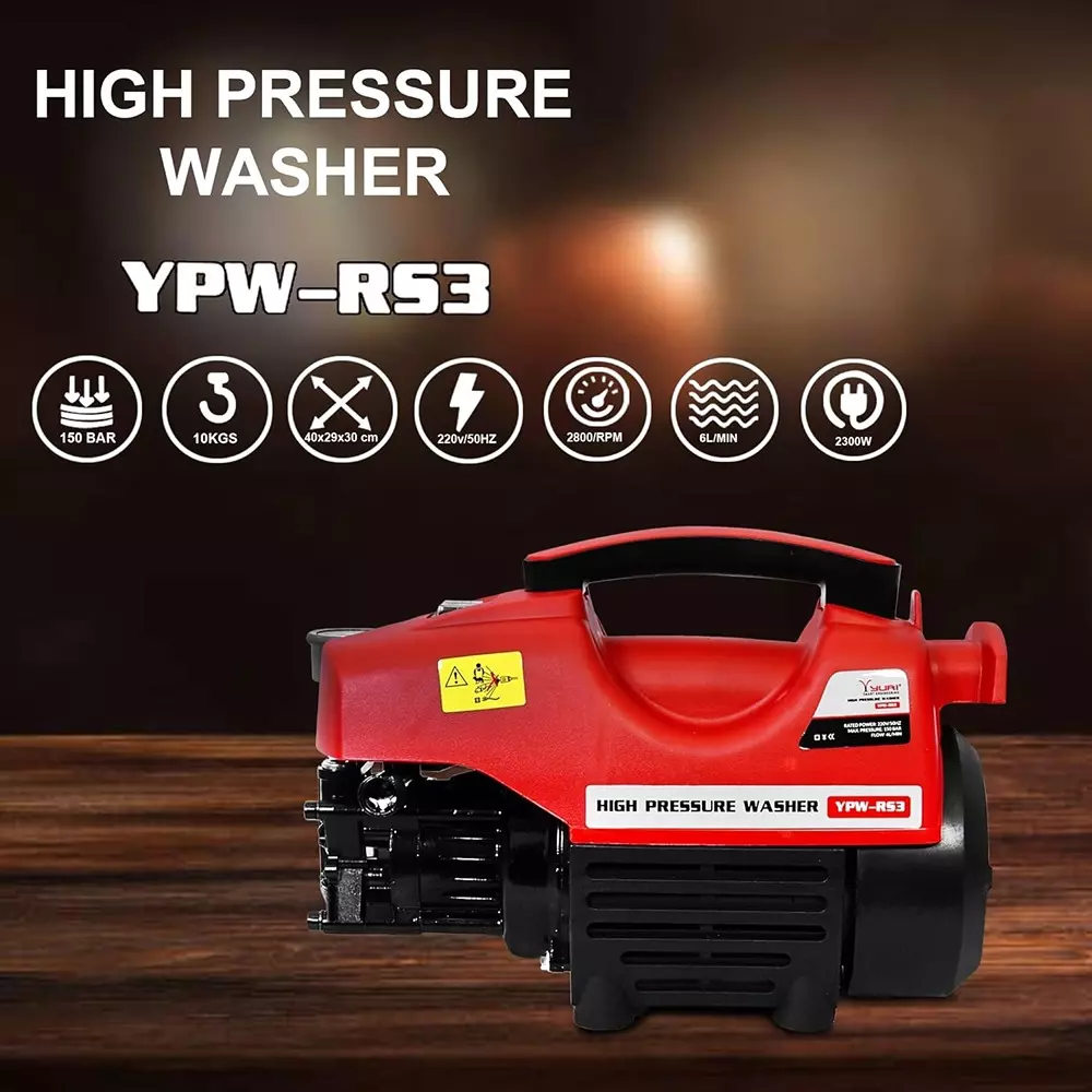 Yuri Car Washer (RS3) 2300 W 150 Bar 2800 RPM, YR-PW-1171