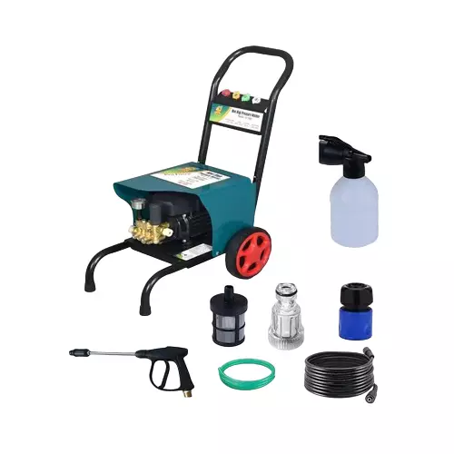 Lion Mini Trolley Type High Pressure Washer Kit 3 HP Power 180 Bar Max. Pressure 10 L/min Flow Rate 2800 rpm Speed for Home & Industrial Use, LI-1880