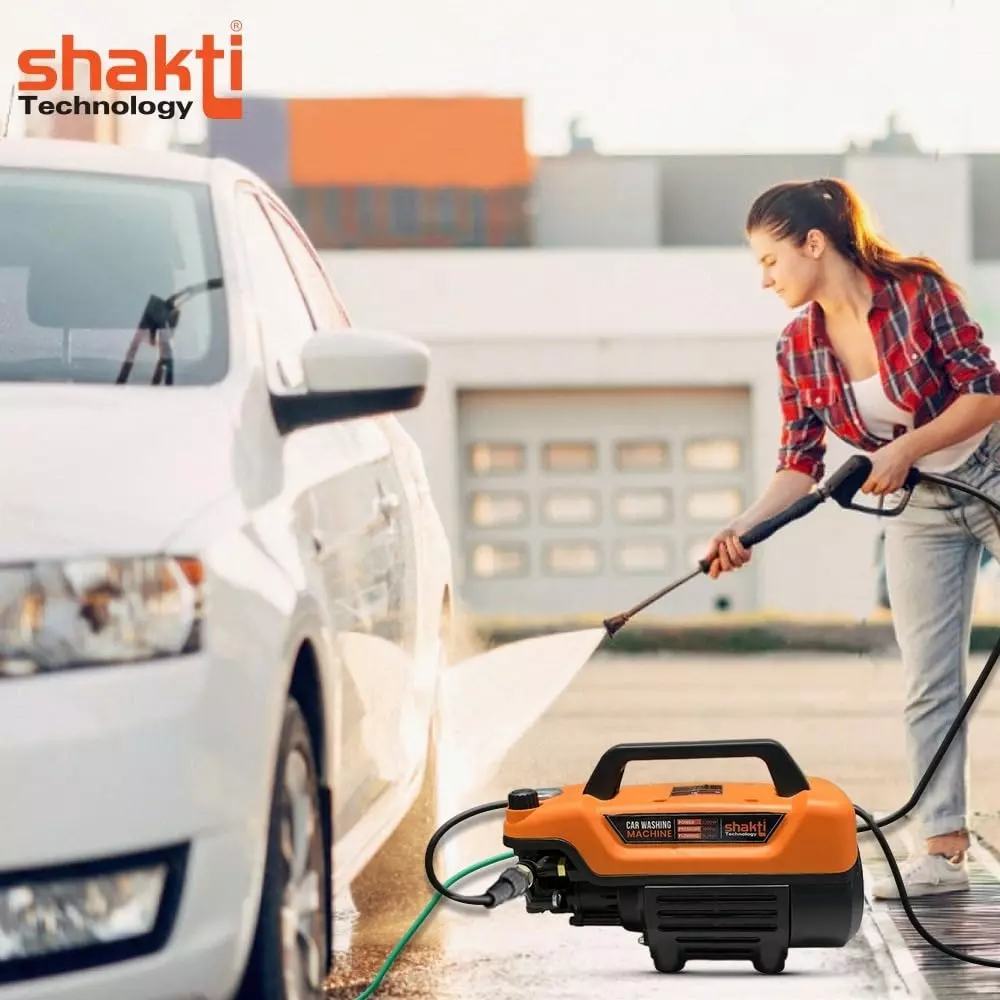 Shakti Technology Imperial High Pressure Car Washer Machine 2200 W Corded Electric 140 Bar Pressure 8 L/Min Flow Rate