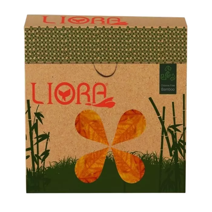 Liora Bamboo Napkins 100 Pulls in 1 Pc 1 ply White (Pack of 48)