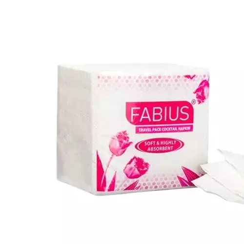 FABIUS Tissue Paper 100 Pulls Per Pack 25 cm (9.84 inch) Width White (Pack of 60)