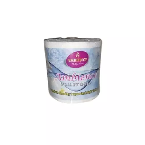 Ambience Toilet Tissue Roll Paper White for Toilet Use