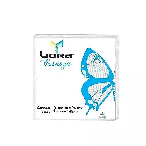 Liora Tissue Paper Napkin 50 Pulls in 1 Pc 2 ply White (Pack of 60)