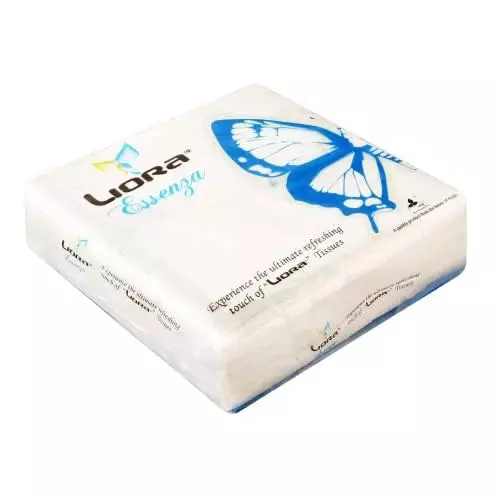 Liora Tissue Paper Napkin 50 Pulls in 1 Pc 2 ply White (Pack of 60)