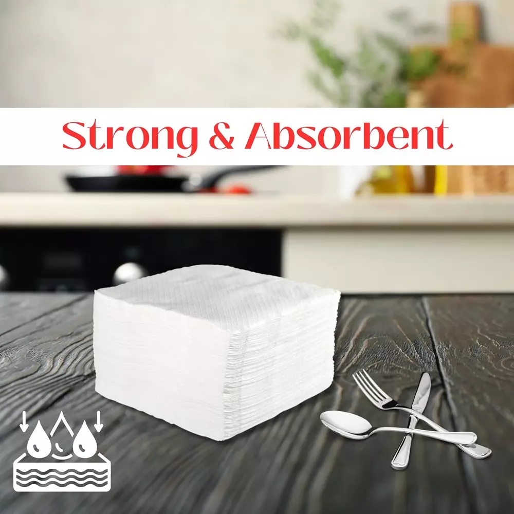 Liora Tissue Paper Napkin 100 Pulls in 1 Pc 1 ply White (Pack of 100)