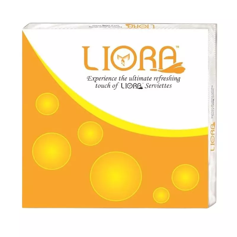 Liora Tissue Paper Napkin 50 Pulls in 1 Pc 2 ply White (Pack of 54)