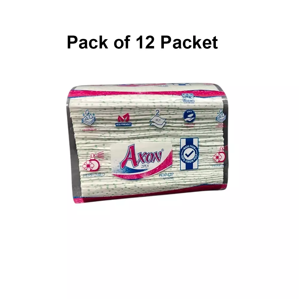 axon-tissue-paper-popup-type-50-pcs-each-green-2-ply-21x10-cm-size-for-cleaning-and-wiping-ap50g12-pack-of-12-packet