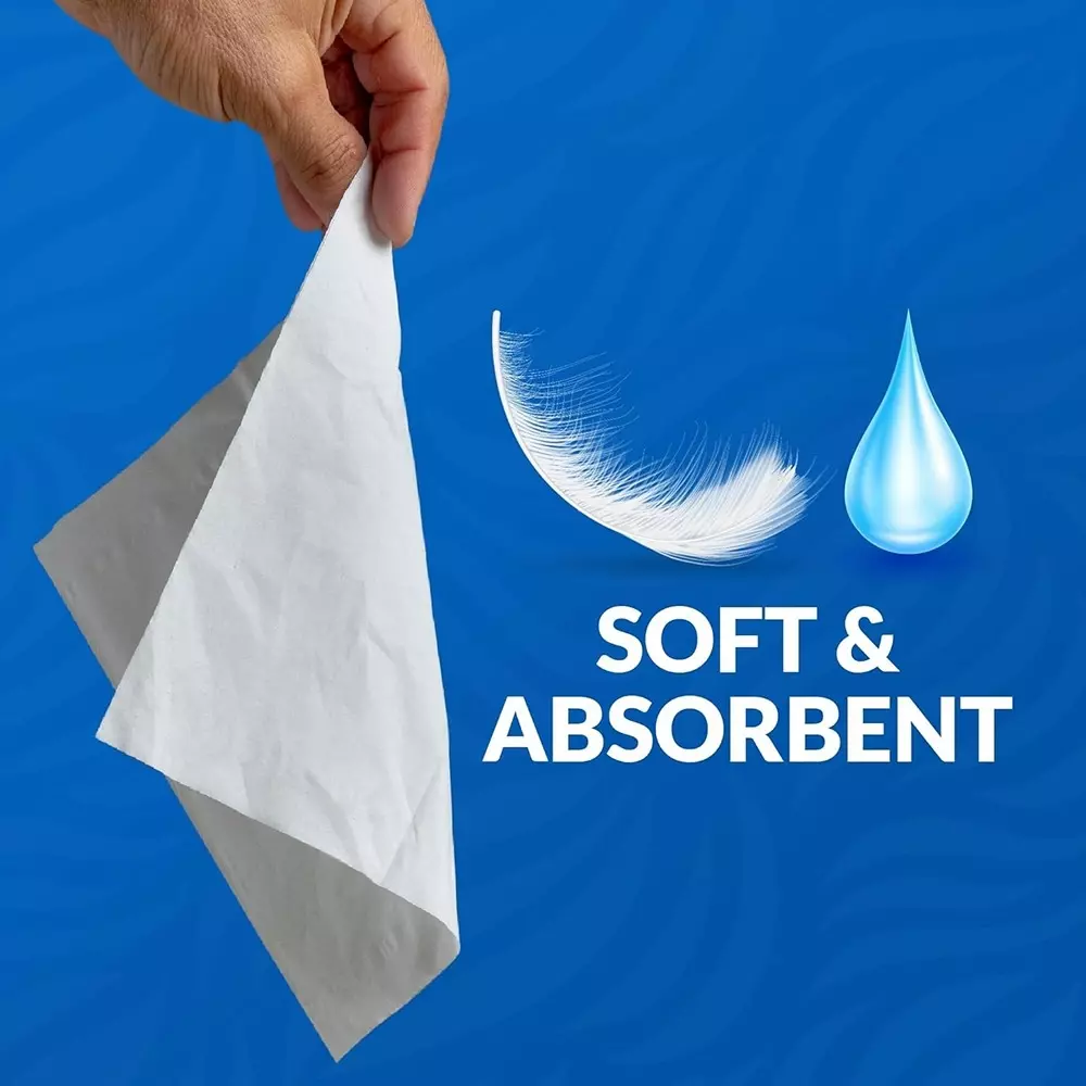SCOTT Facial Tissue Paper White 2 Ply 20x20 cm, 1175 (Pack of 60 Box)