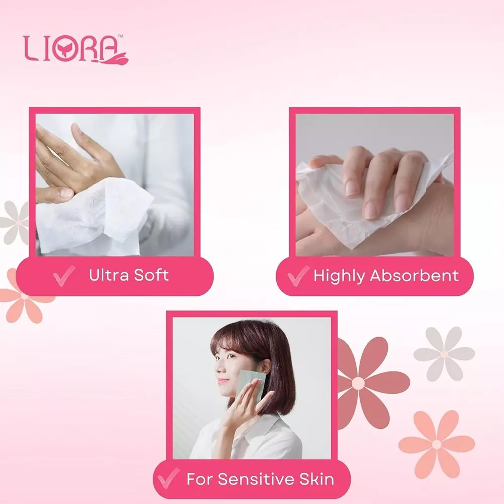 Liora Soft Facial Tissue Paper 200 Pulls in 1 Pc 2-Ply White (Pack of 100)
