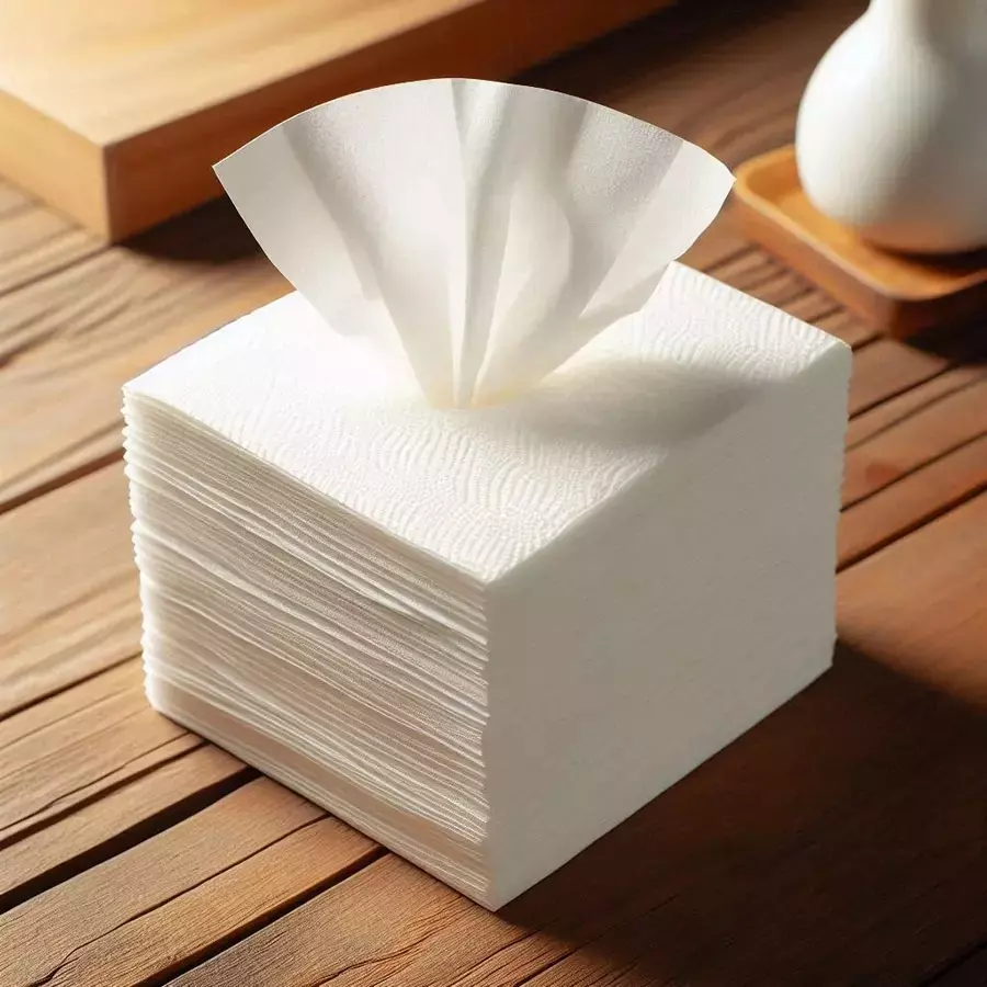 JBM 4 ply Facial Tissue Paper White, 1 Pack (100 Pieces) X 25 Pack