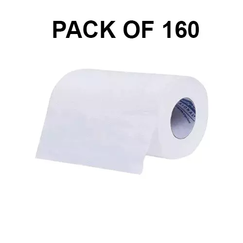 SCOTT Toilet Tissue Paper Rolls White 2 Ply for Toilets & Bathrooms, 04002A (Pack of 160 Rolls)