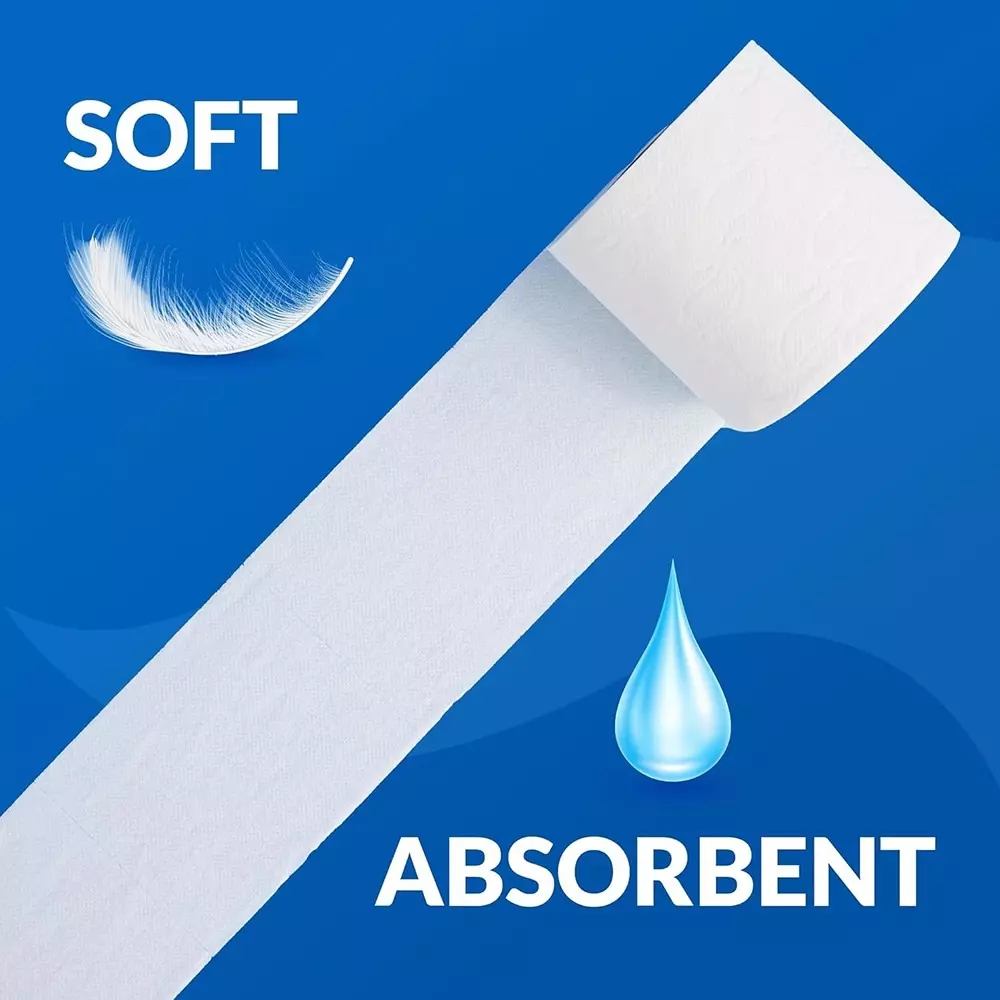 SCOTT Toilet Tissue Paper Rolls White 2 Ply for Toilets & Bathrooms, 04002A (Pack of 160 Rolls)