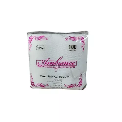 ambience-tissue-paper-30x30-cm-18-gsm-white-packet-for-hand-face-use-pack-of-100-pcs