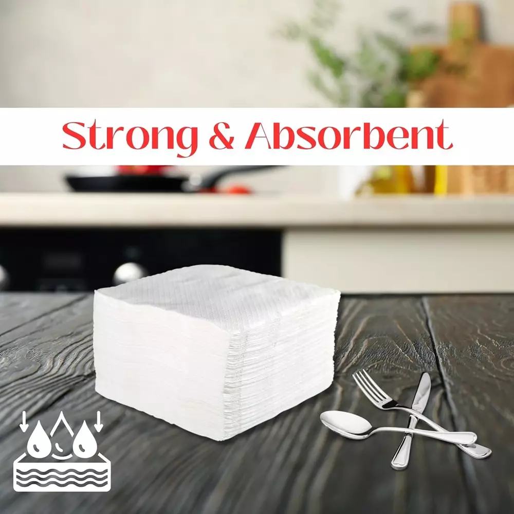 Liora Tissue Paper Napkin 100 Pulls in 1 Pc 1 ply White (Pack of 48)