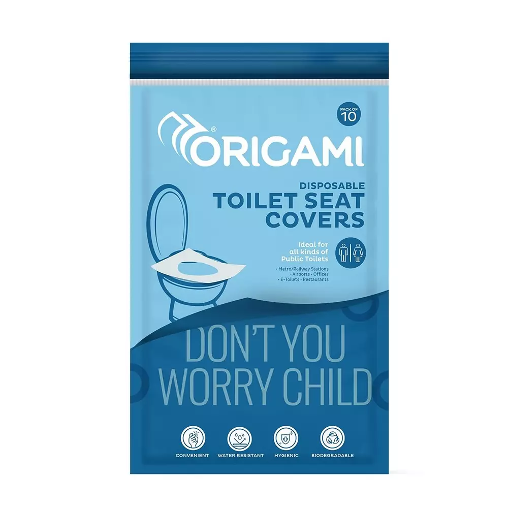 Origami Toilet Seat Covers 10 Sheets Per Pack Unscented White, 508 (Pack of 10)
