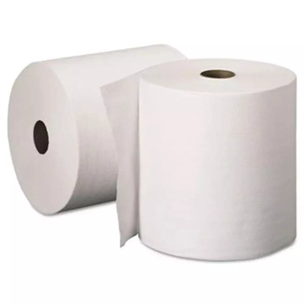 JBM 2 ply Toilet Paper Roll 55 GSM White (In 1 Roll 250 Piece X 50 Pack)