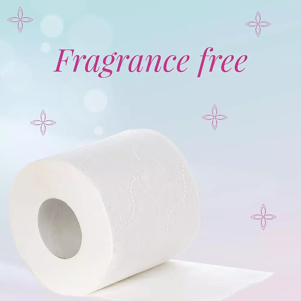 Origami 4 Rolls Per Pack So Soft Toilet Tissue Paper Roll 4 Ply 140 Sheets Per Roll White 100% Cellulose Fibre, 706 (Pack of 3 Packets)